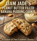 Peanut Butter filled Banana Pudding Cookie